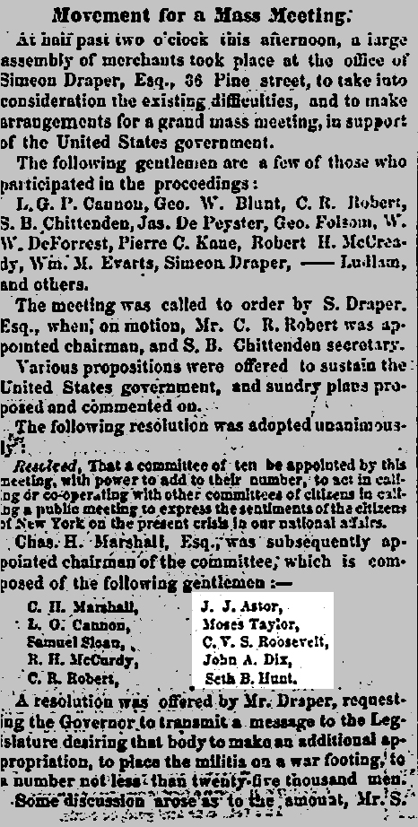 Commercial Advertiser April 16th, 1861